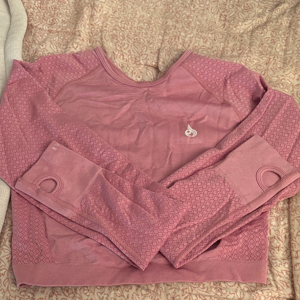 Ryderwear Dusty Rose Long-Sleeve Top
